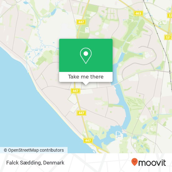 Falck Sædding map