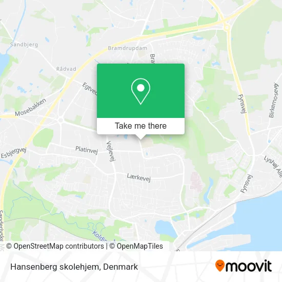 Hansenberg skolehjem map