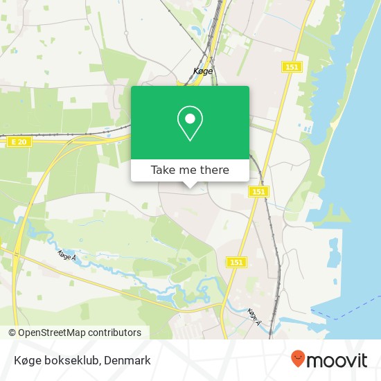 Køge bokseklub map