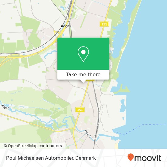 Poul Michaelsen Automobiler map