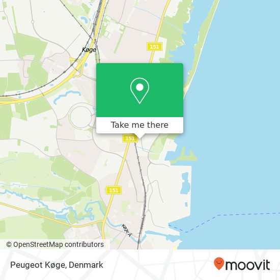 Peugeot Køge map