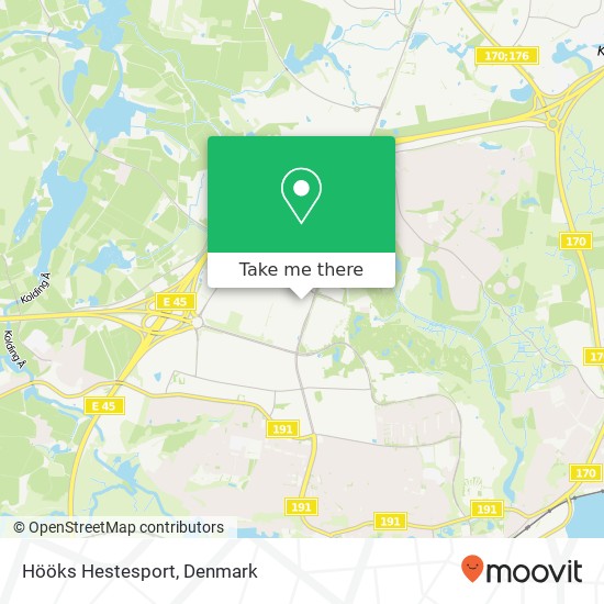 Hööks Hestesport map