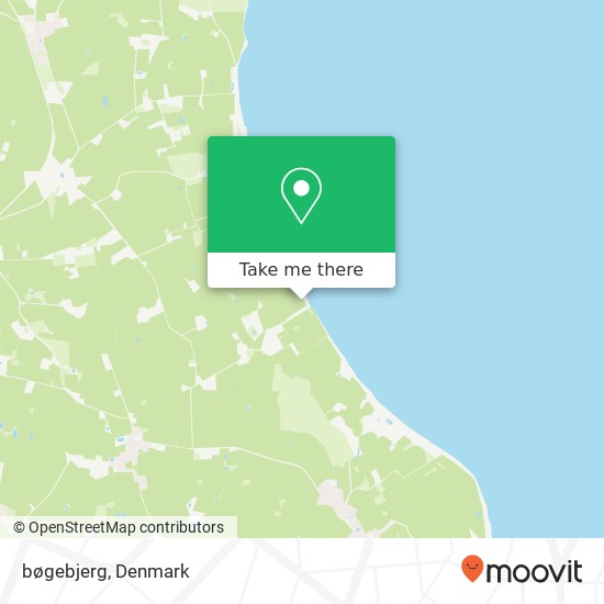 bøgebjerg map