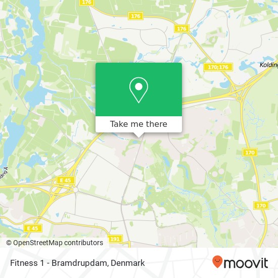 Fitness 1 - Bramdrupdam map
