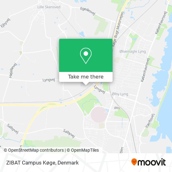 ZIBAT Campus Køge map