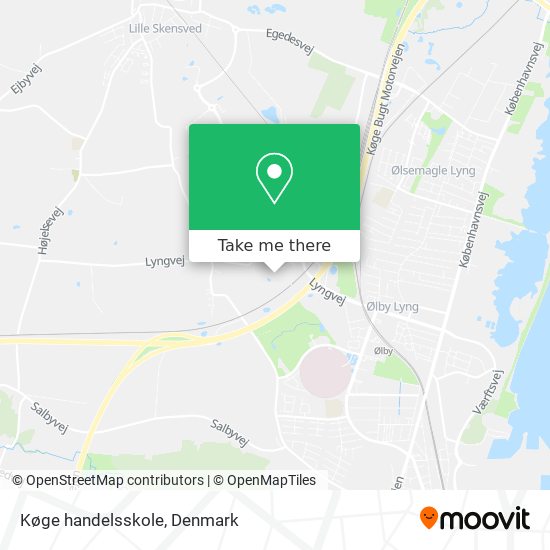 Køge handelsskole map