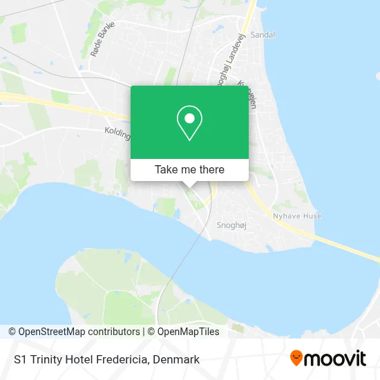 S1 Trinity Hotel Fredericia map