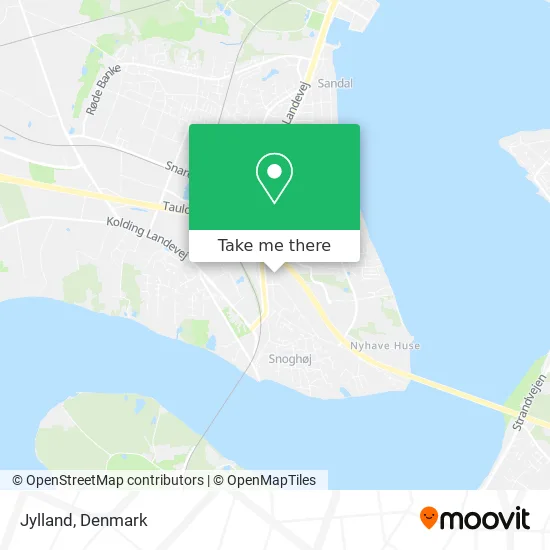 Jylland map