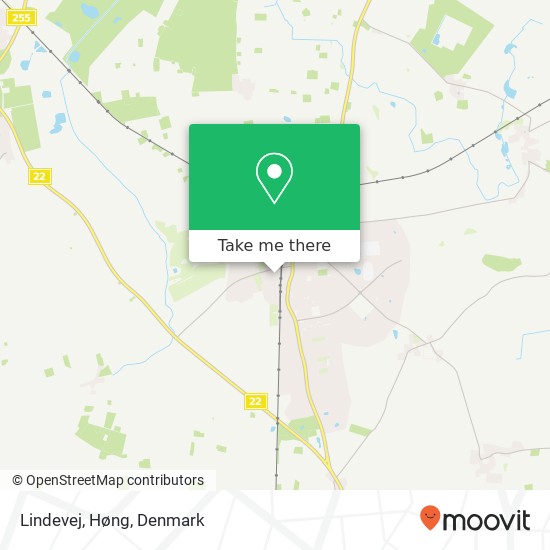 Lindevej, Høng map