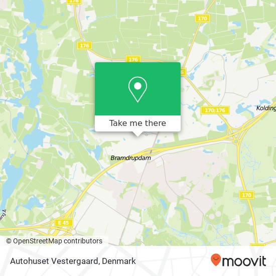 Autohuset Vestergaard map