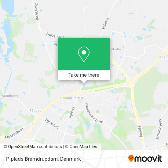 P-plads Bramdrupdam map