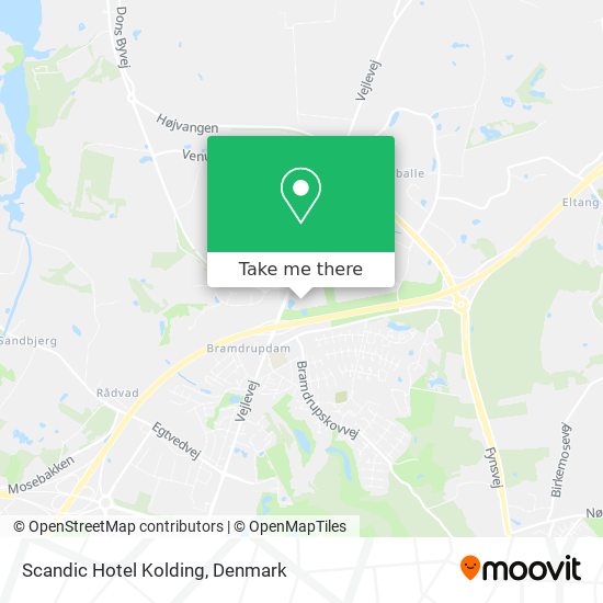 Scandic Hotel Kolding map
