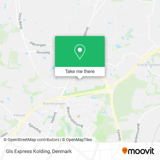 Gls Express Kolding map