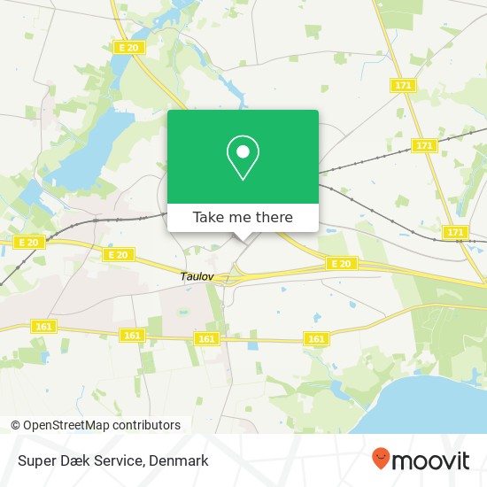 Super Dæk Service map