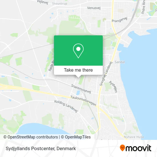 Sydjyllands Postcenter map
