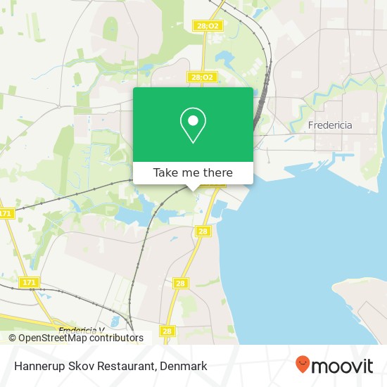 Hannerup Skov Restaurant map