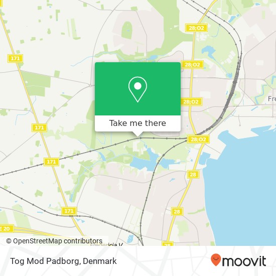 Tog Mod Padborg map