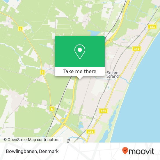 Bowlingbanen map