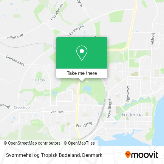 Svømmehal og Tropisk Badeland map
