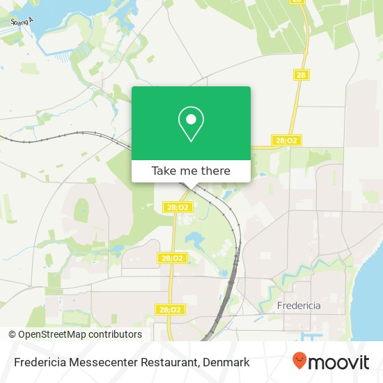 Fredericia Messecenter Restaurant map