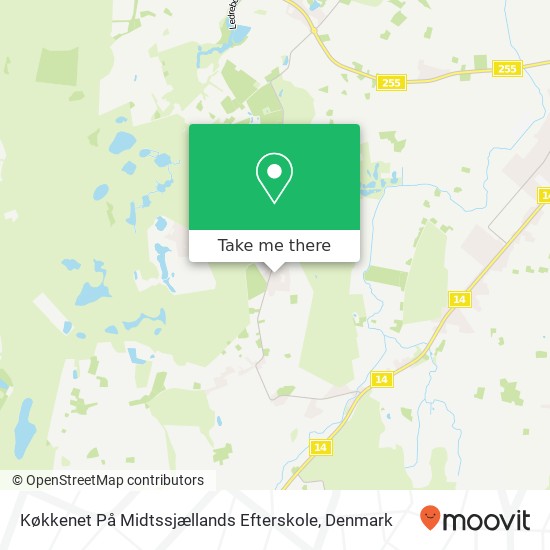 Køkkenet På Midtssjællands Efterskole map