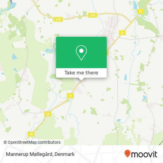 Mannerup Møllegård map