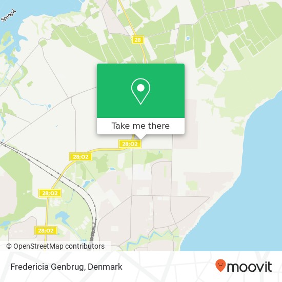 Fredericia Genbrug map
