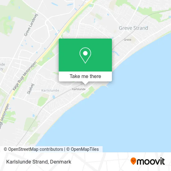 Karlslunde Strand map