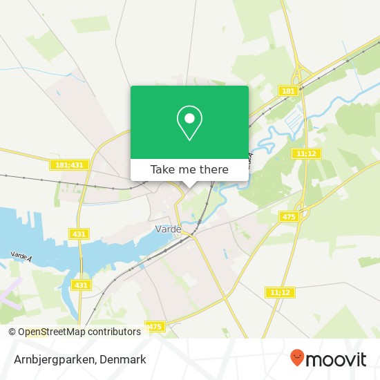 Arnbjergparken map