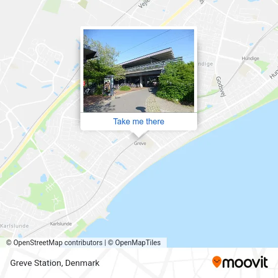 Greve Station map