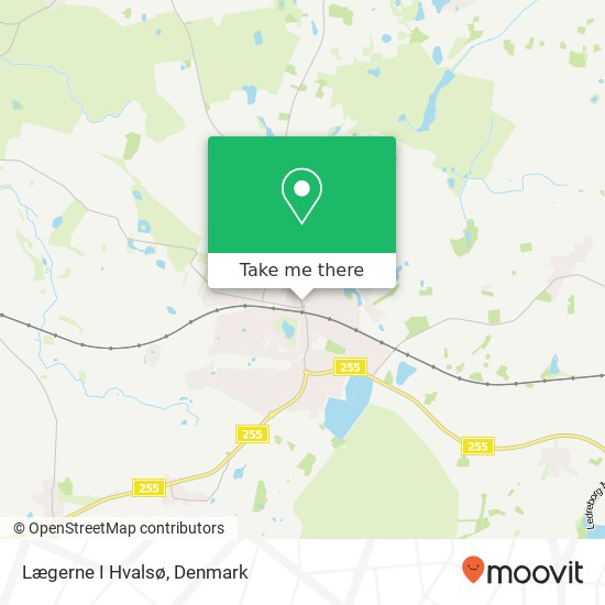 Lægerne I Hvalsø map