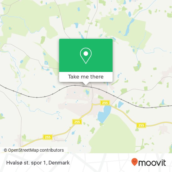 Hvalsø st. spor 1 map