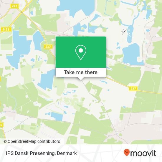 IPS Dansk Presenning map