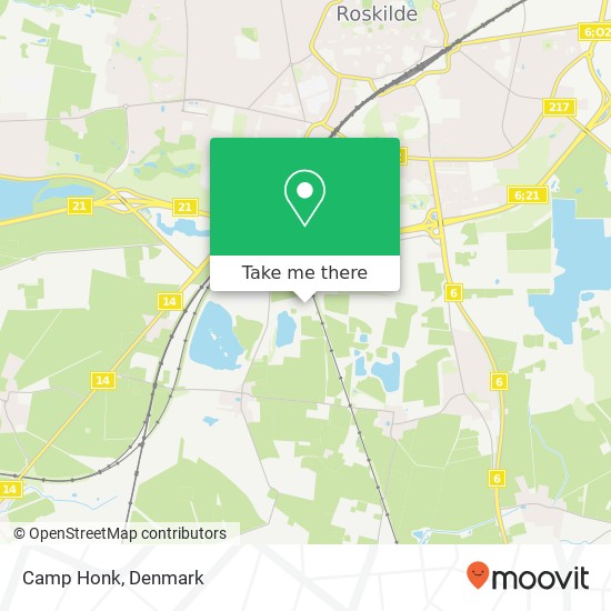 Camp Honk map
