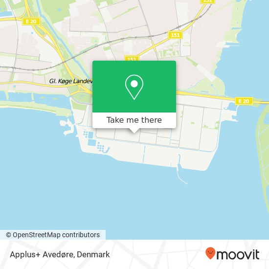 Applus+ Avedøre map