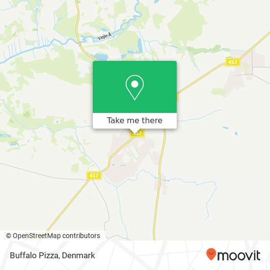 Buffalo Pizza map