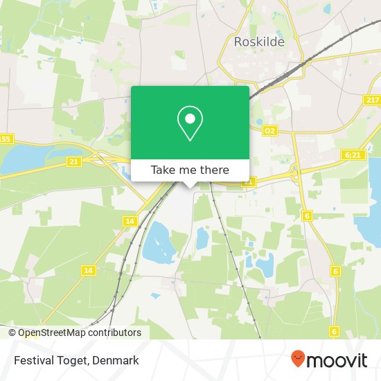 Festival Toget map