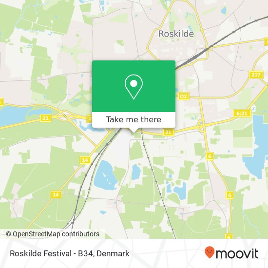 Roskilde Festival - B34 map