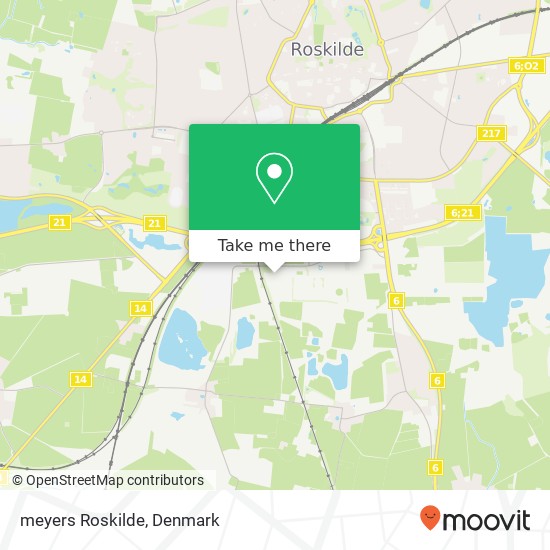 meyers Roskilde map