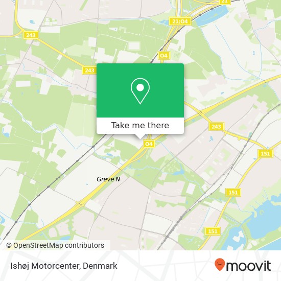 Ishøj Motorcenter map