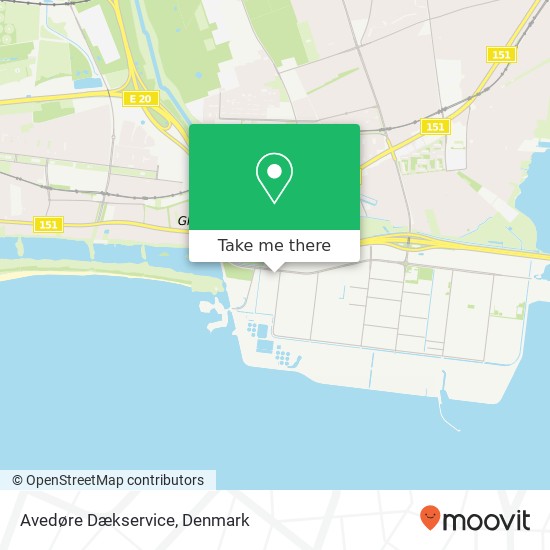 Avedøre Dækservice map
