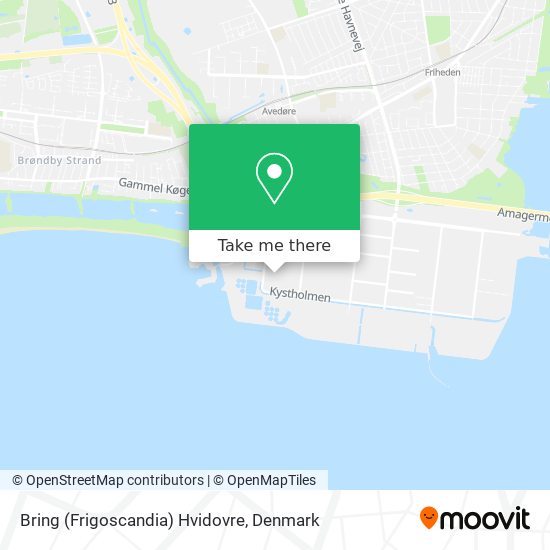 Bring (Frigoscandia) Hvidovre map