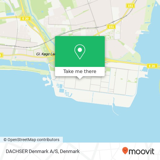 DACHSER Denmark A/S map