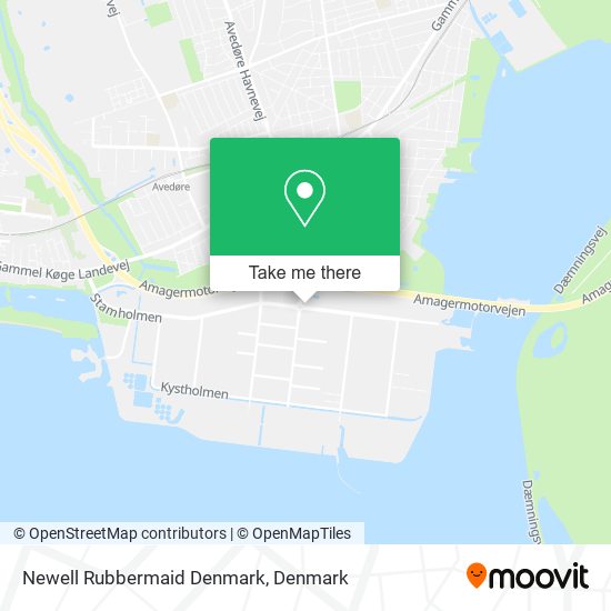 Newell Rubbermaid Denmark map