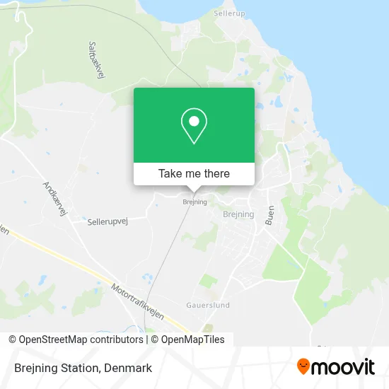 Brejning Station map