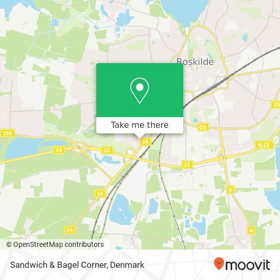 Sandwich & Bagel Corner map