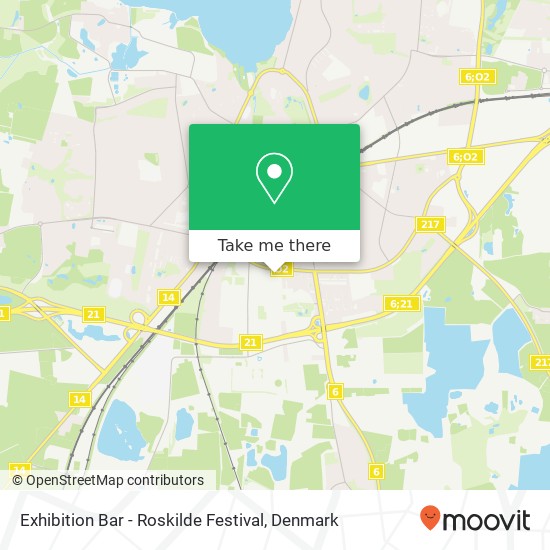 Exhibition Bar - Roskilde Festival map