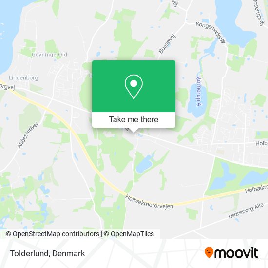Tolderlund map
