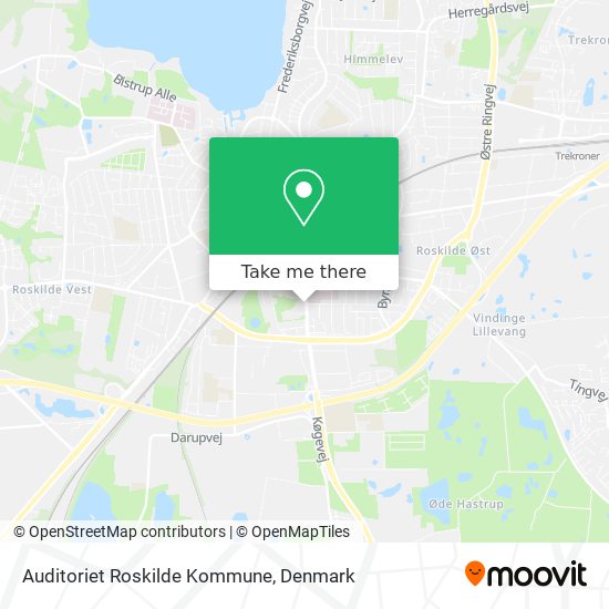 Auditoriet Roskilde Kommune map