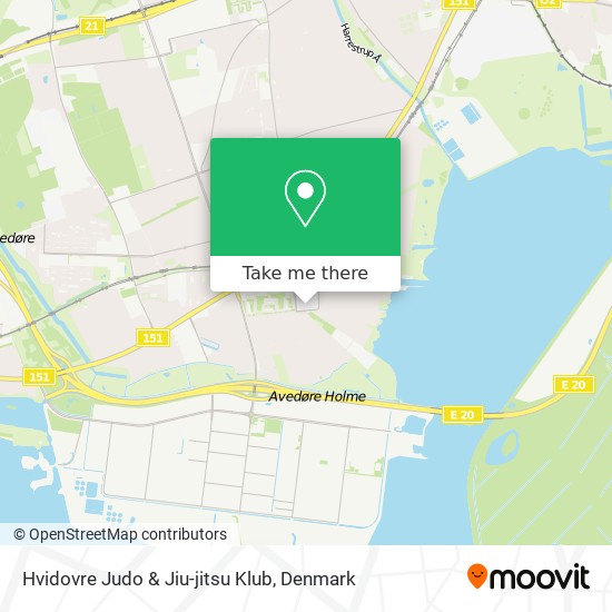 Hvidovre Judo & Jiu-jitsu Klub map